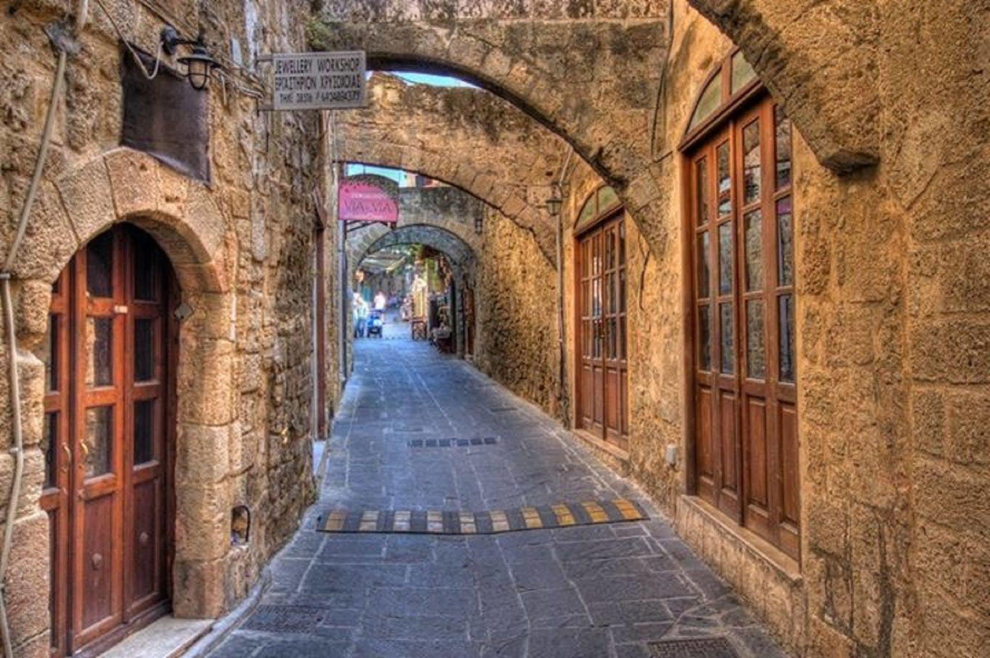 הוילה Rhodes City Old Town Roloi House מראה חיצוני תמונה